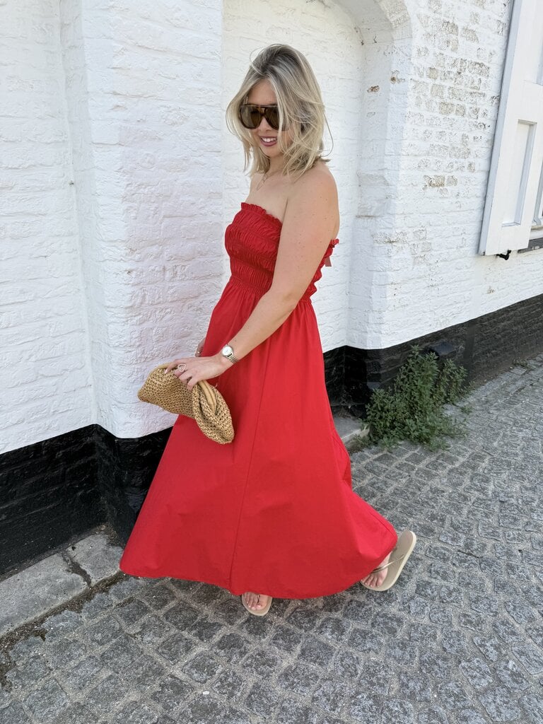 Milou dress red TU