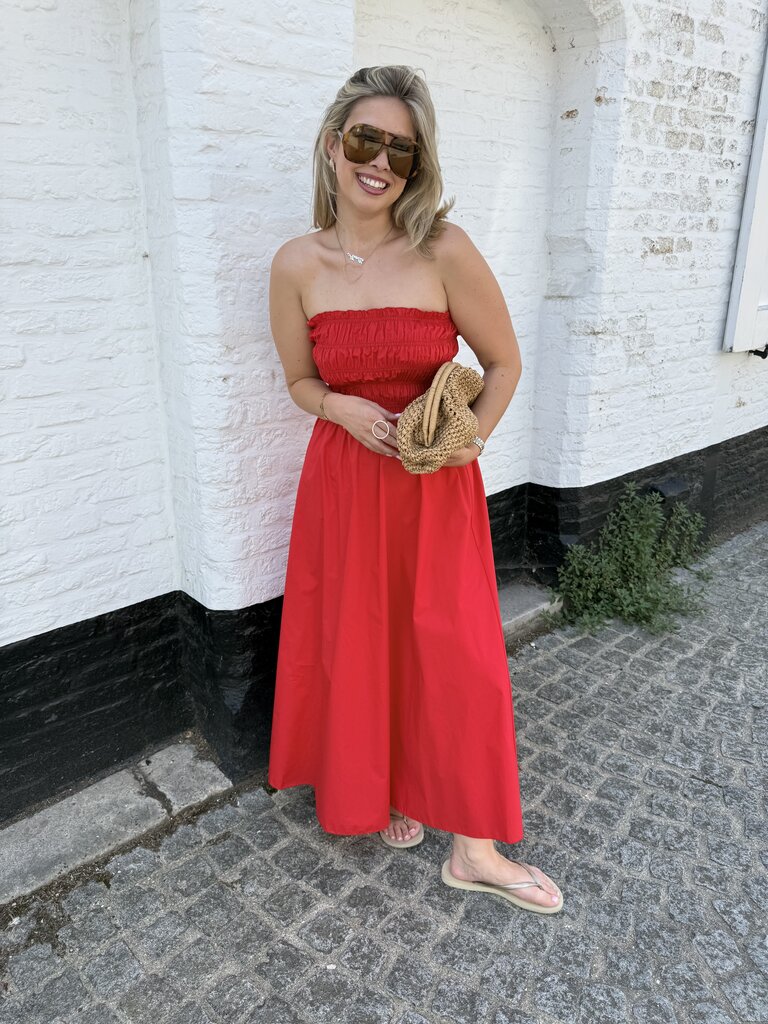 Milou dress red TU