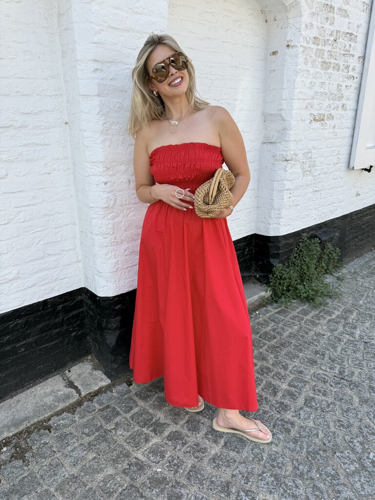 Milou dress red TU