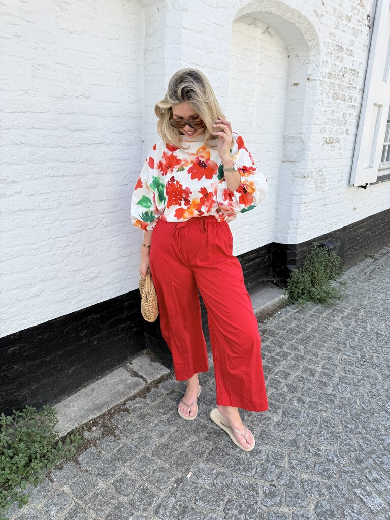 Suzy flower blouse TU