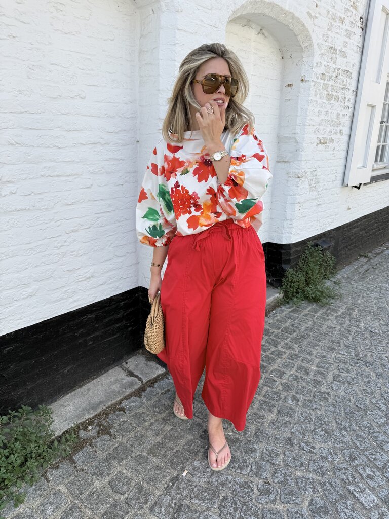 Suzy flower blouse TU