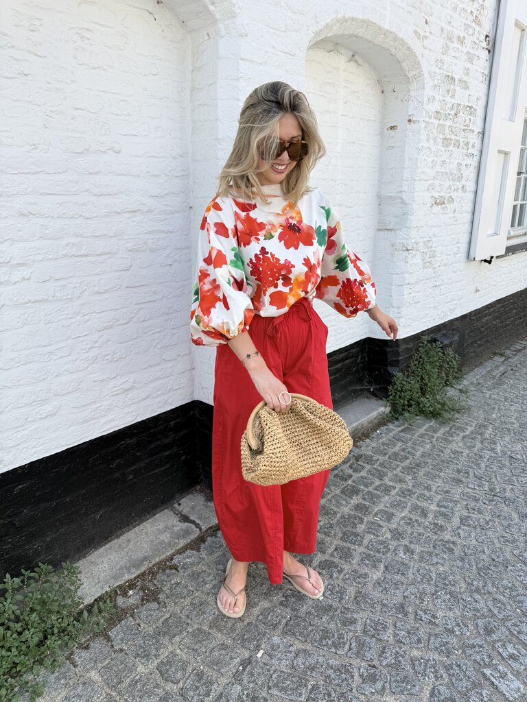 Suzy flower blouse TU