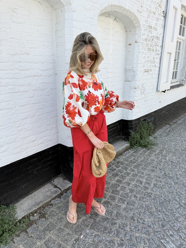 Suzy flower blouse TU