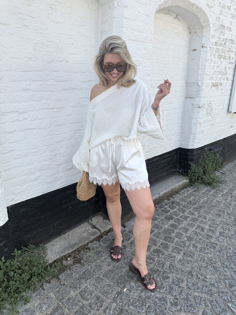 Holly top ecru