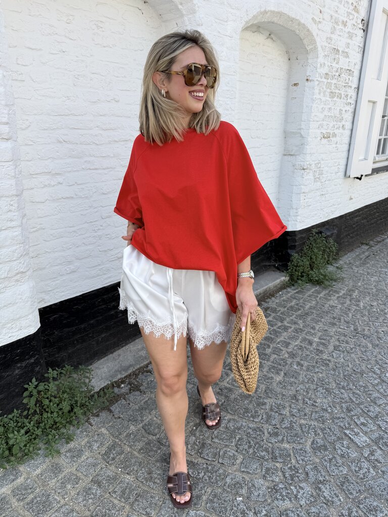 Juliette t-shirt red TU