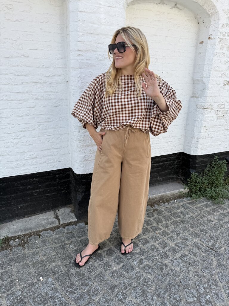 Julie blouse brown