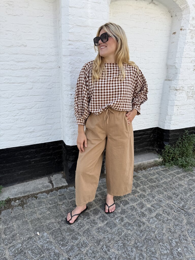 Julie blouse brown
