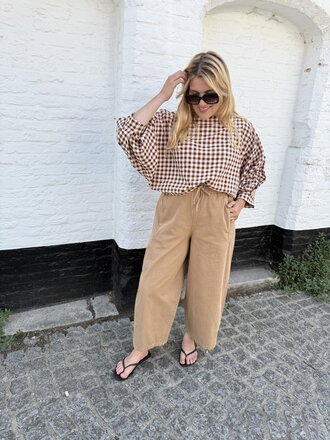 Julie blouse brown
