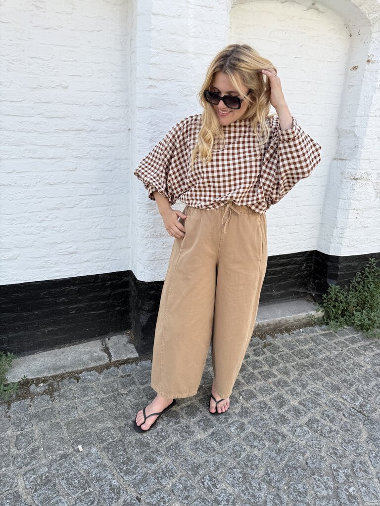 Julie blouse brown