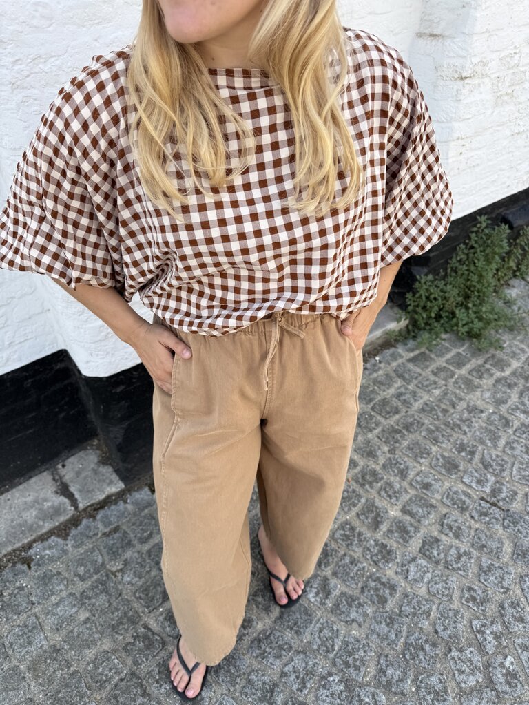 Julie blouse brown