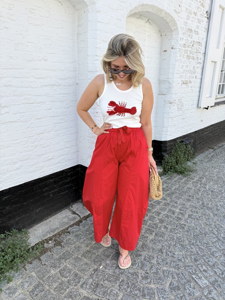 Mio pantalon red