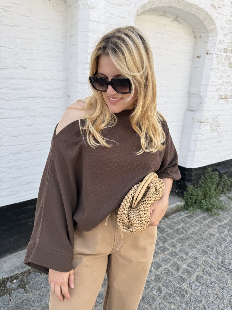Holly top brown
