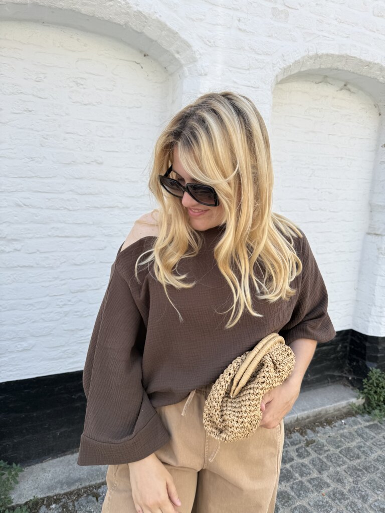 Holly top brown