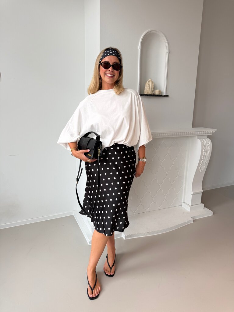 Eloise midi skirt black