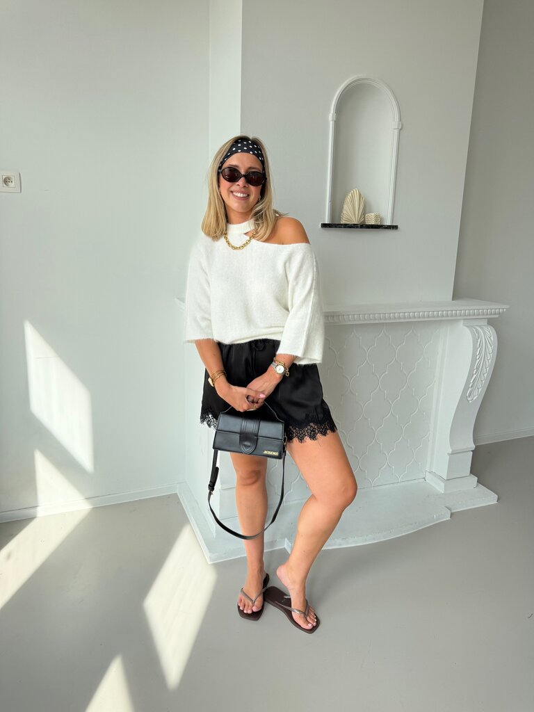 Lilou knit white TU
