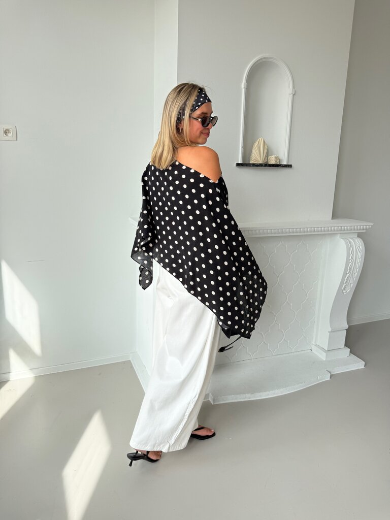 Lola barrel pantalon white