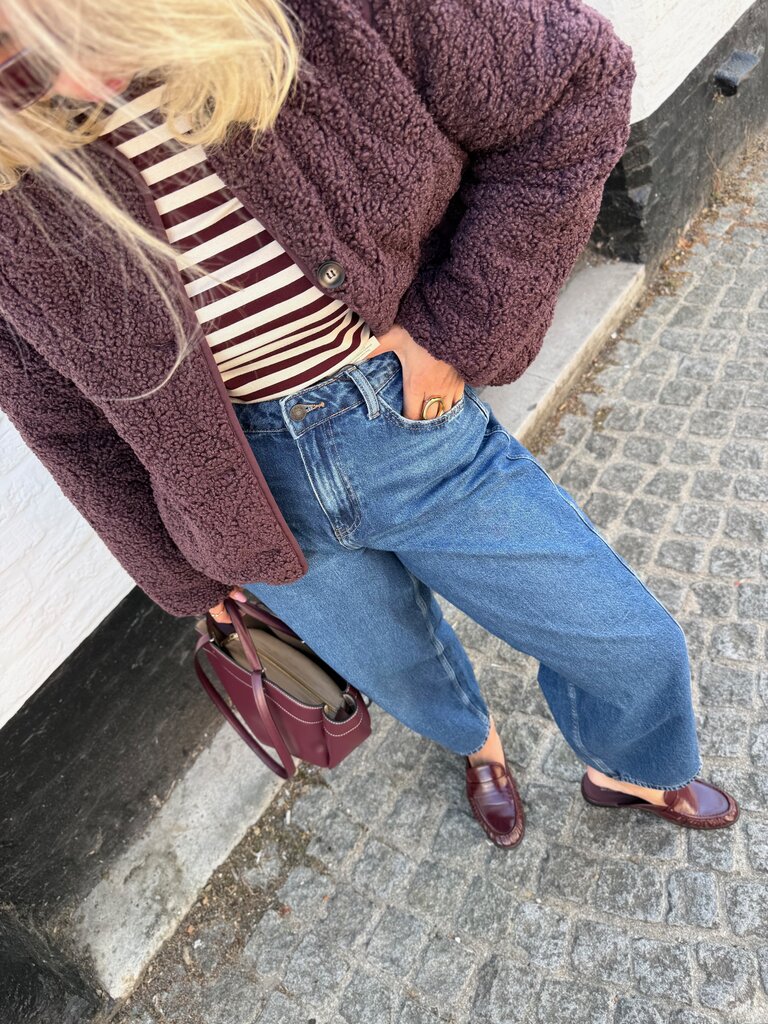 Susie barrel jeans dark blue
