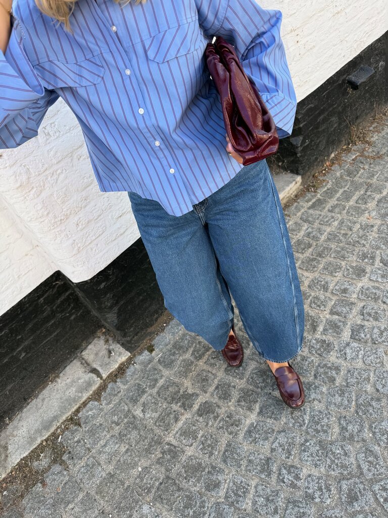 Susie barrel jeans dark blue