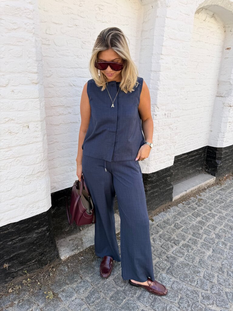 Vesta pantalon blue