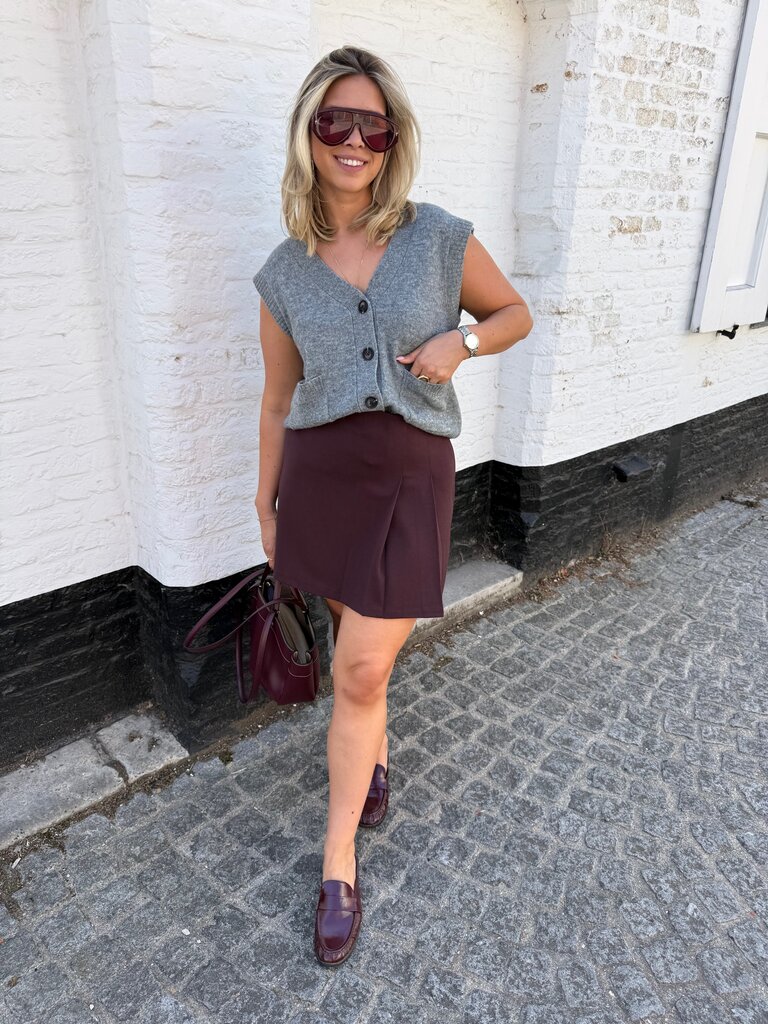 Sulajma skirt burgundy