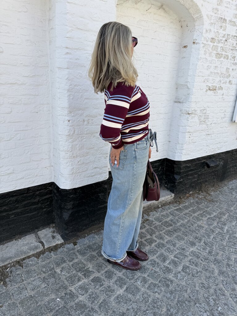 Emmie striped cardigan