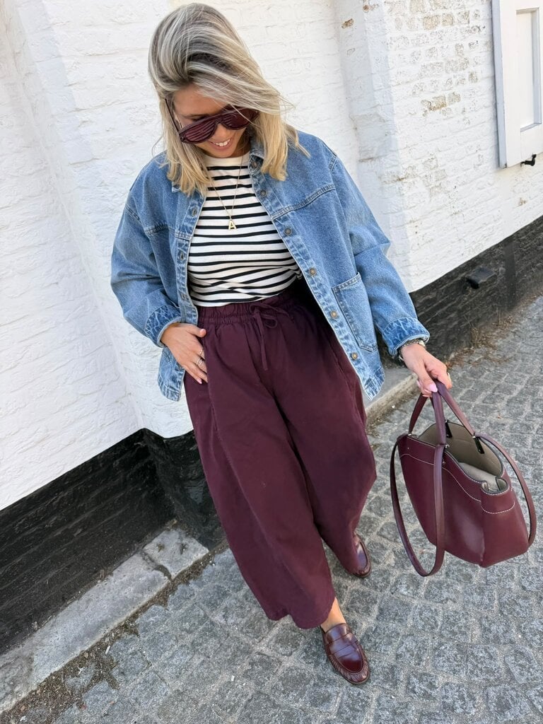 Zizou pantalon bordeaux