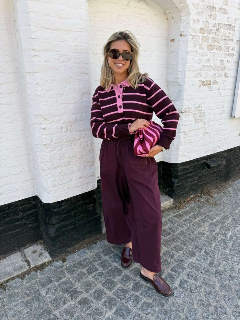 Zizou pantalon bordeaux