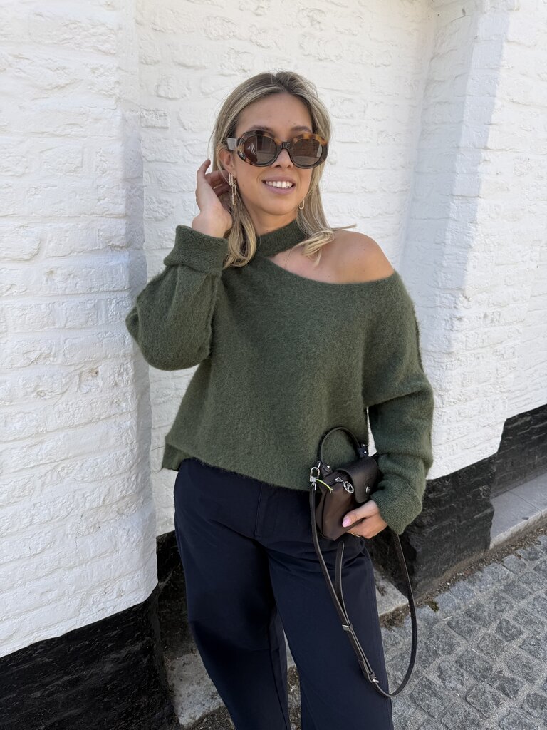 Leonie knit khaki