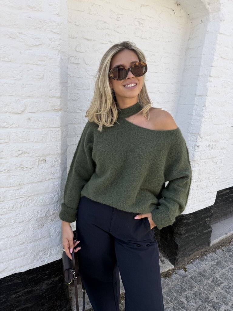 Leonie knit khaki