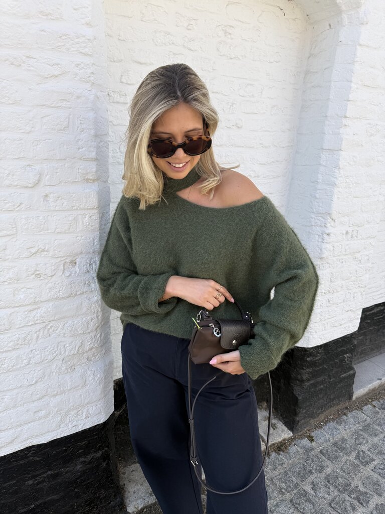 Leonie knit khaki