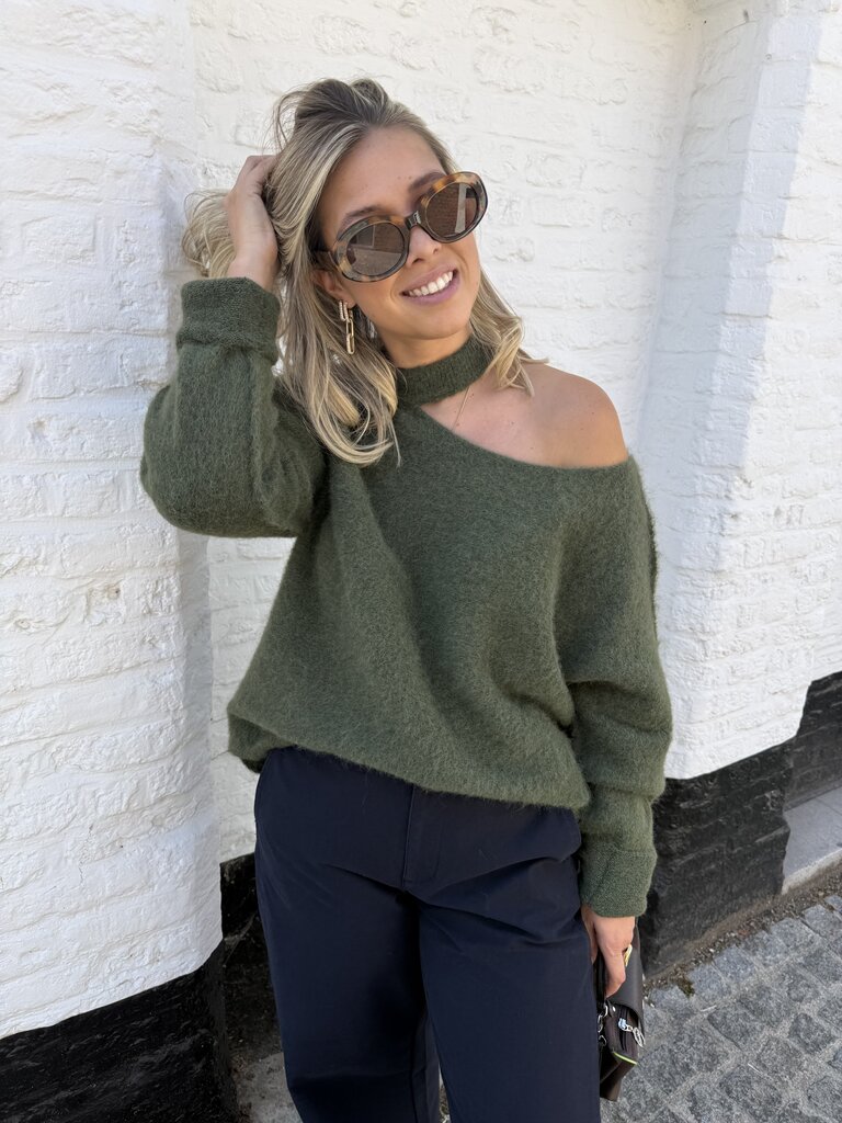 Leonie knit khaki