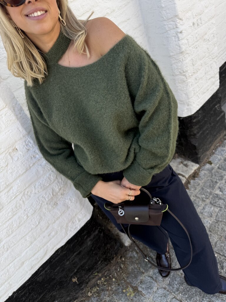 Leonie knit khaki