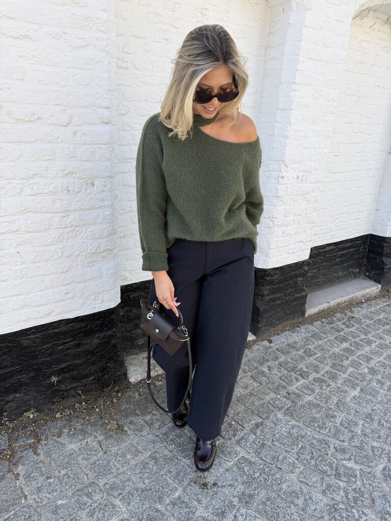 Leonie knit khaki