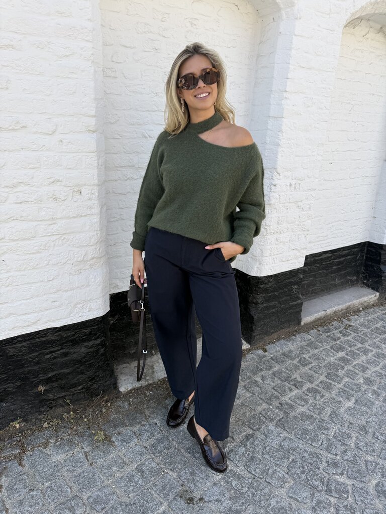 Leonie knit khaki