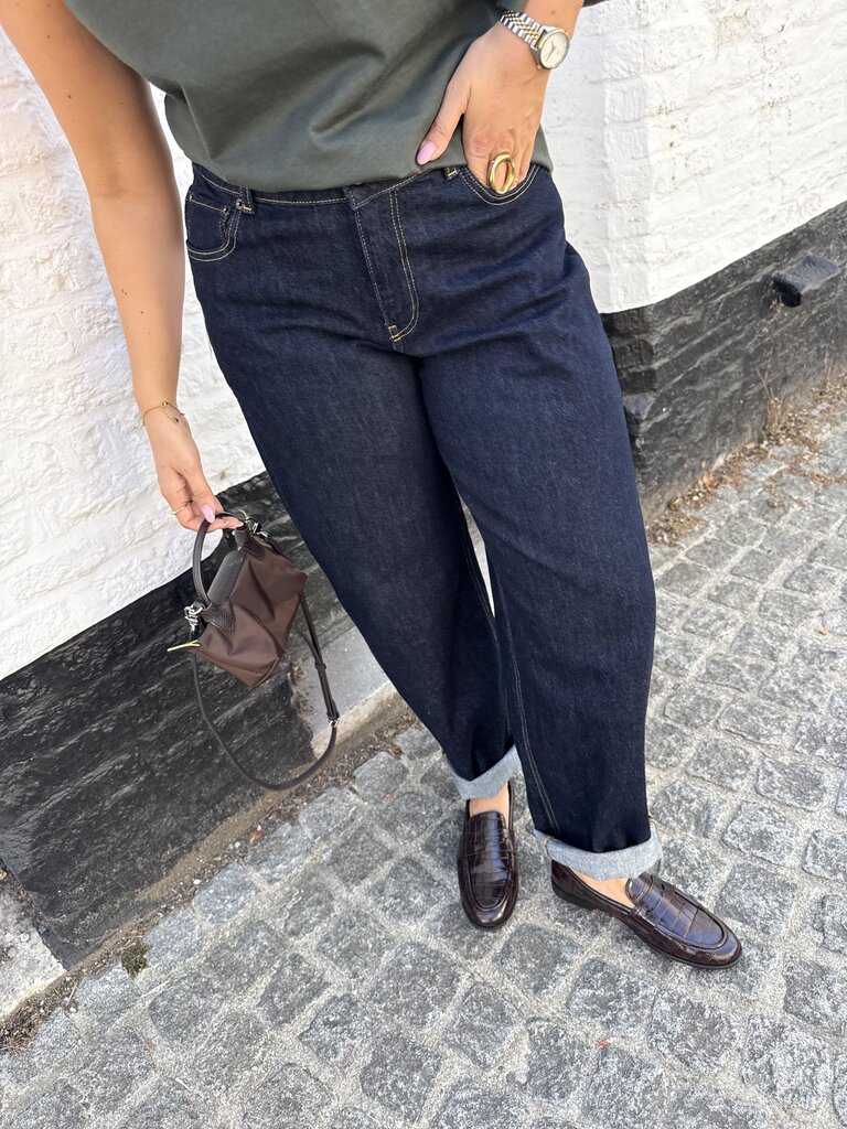 Fuji barrel jeans dark blue