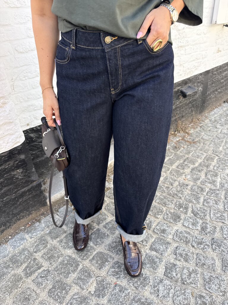 Fuji barrel jeans dark blue