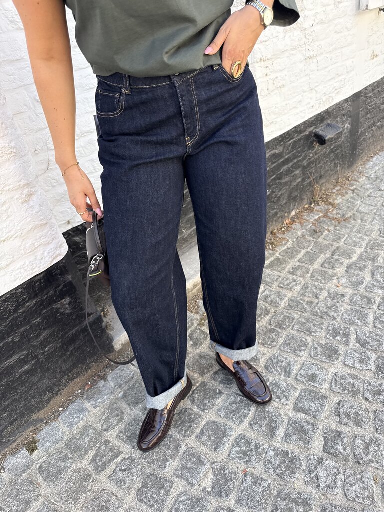 Fuji barrel jeans dark blue
