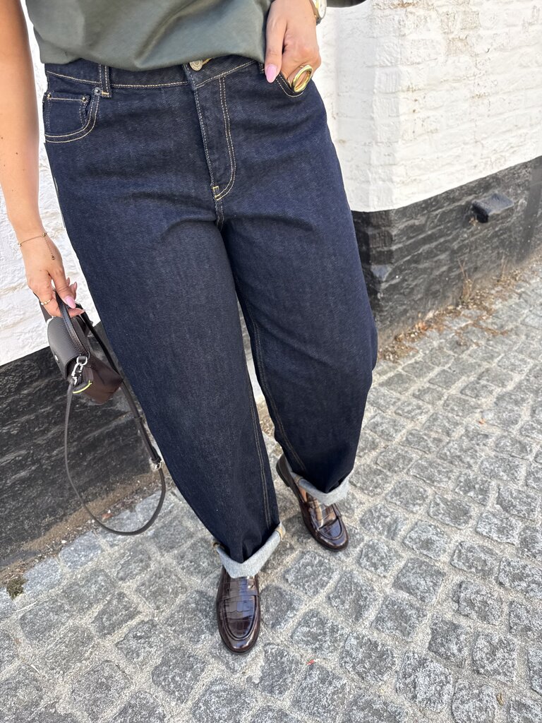 Fuji barrel jeans dark blue