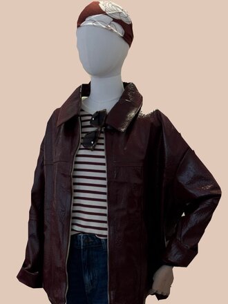 Milly jacket burgundy