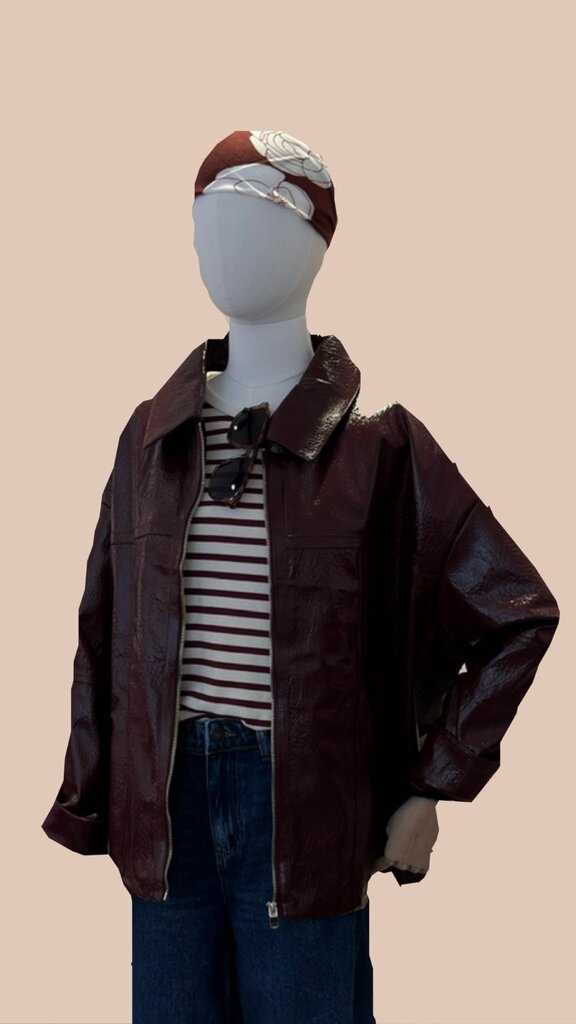 Milly jacket burgundy