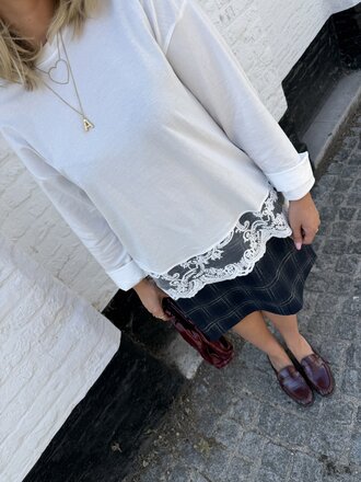 Vivvi long sleeve shirt white