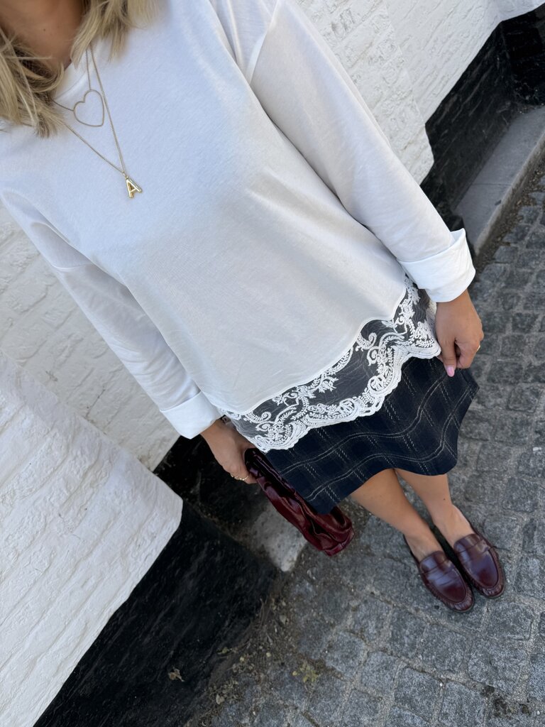 Vivvi long sleeve shirt white