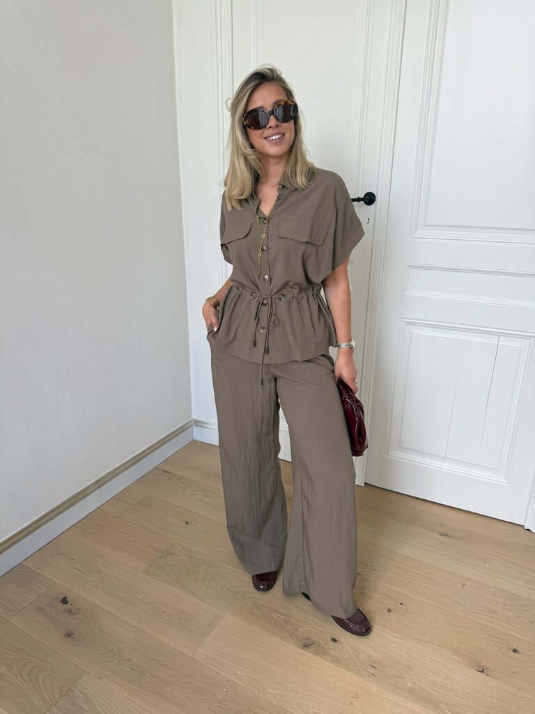 Laya pantalon taupe