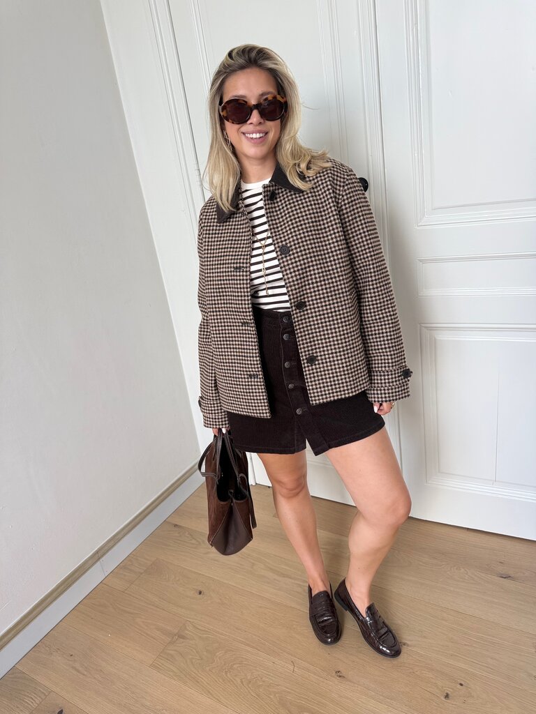Valerie check jacket