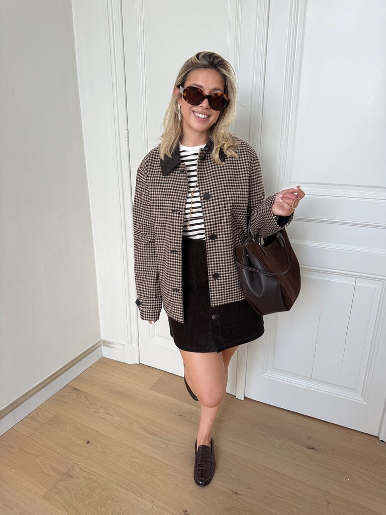 Valerie check jacket