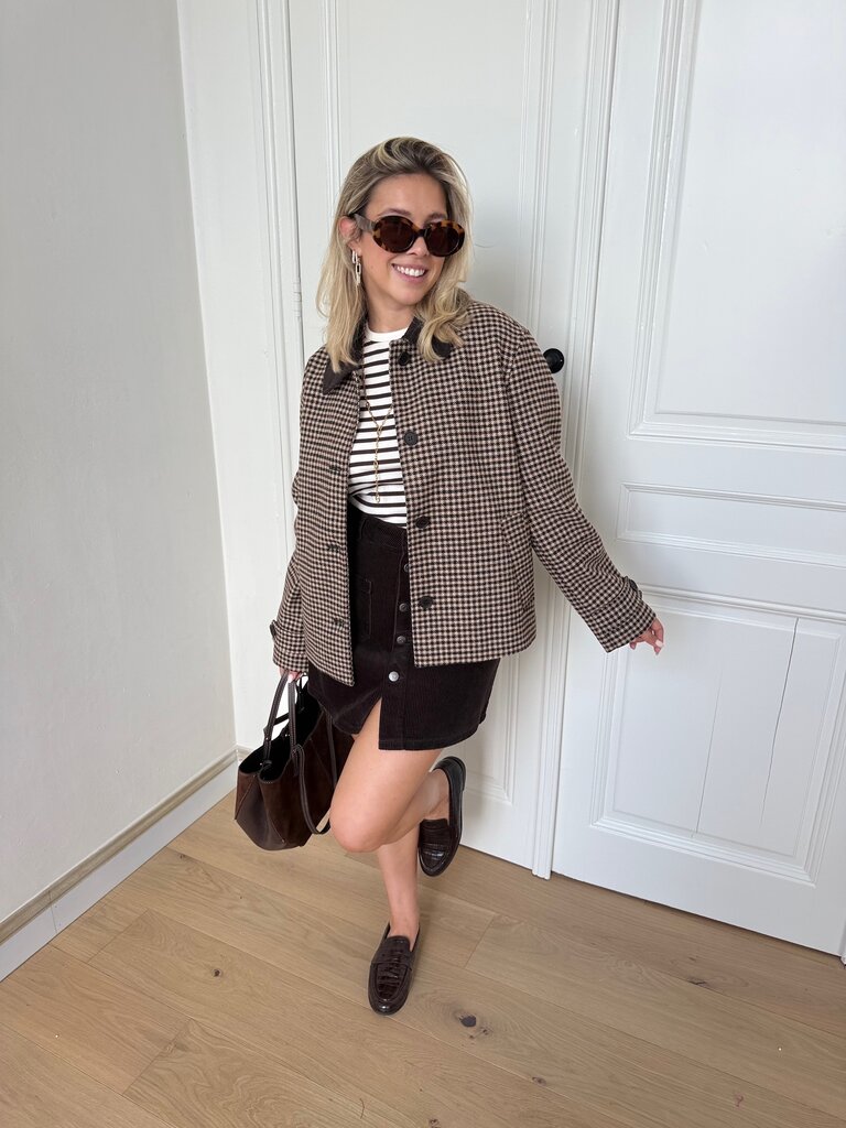 Valerie check jacket