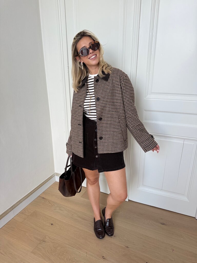 Valerie check jacket