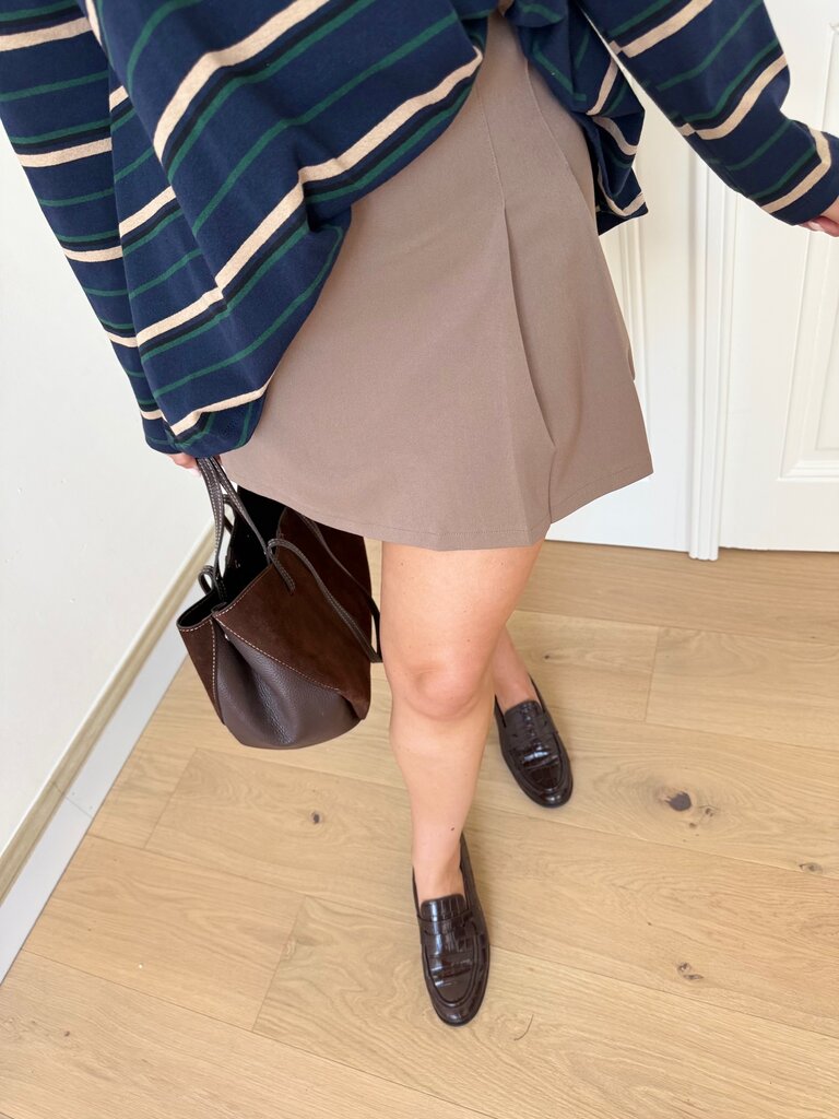 Sulajma skirt taupe