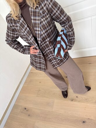Novalee check blazer