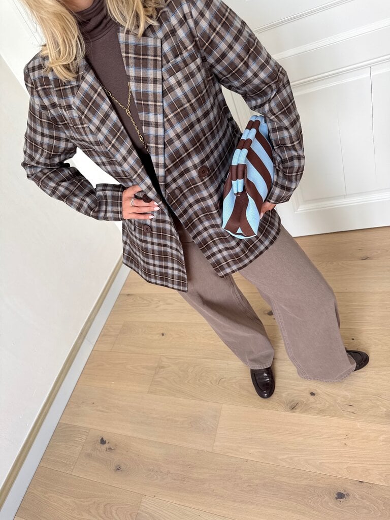 Novalee check blazer